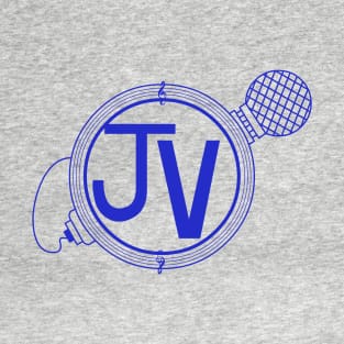 TheJohnnyVic Logo Blue Clear Background by Lawrence n Sunset T-Shirt